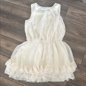 Romantic ivory dress size large